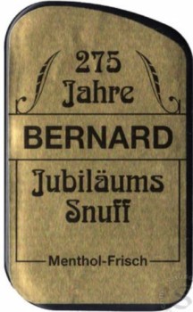 Bernhard Jubiläums Snuff 10 g Schnupftabak